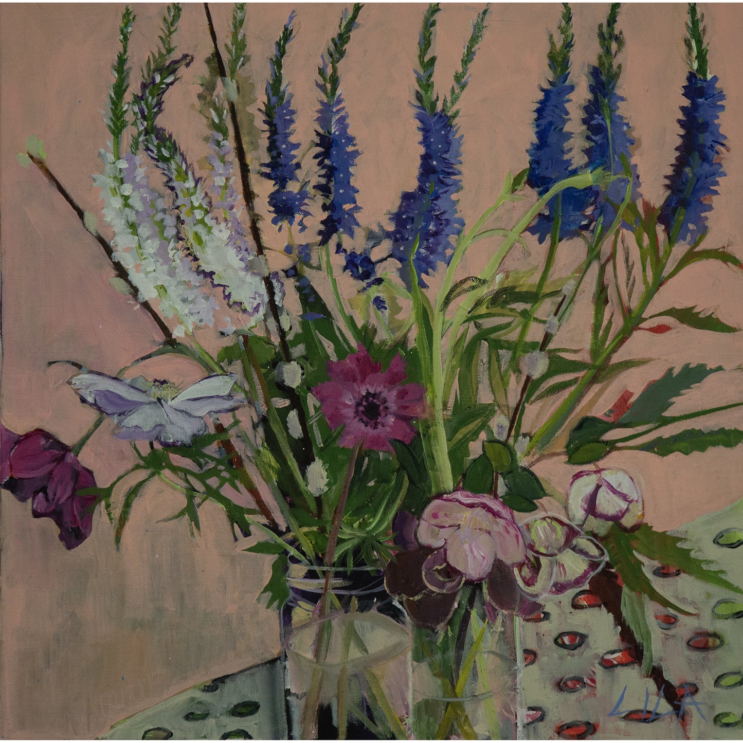 Spring Poppies Anemones Veronica