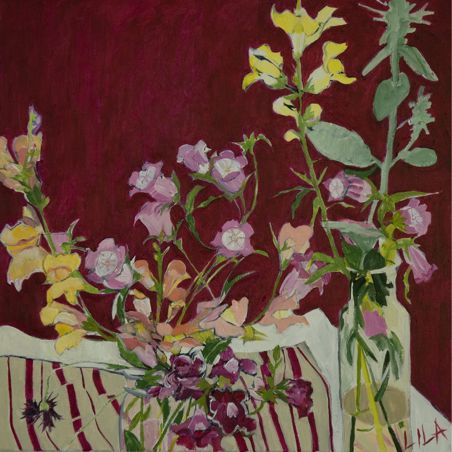 Snaps Campanula etc in Red