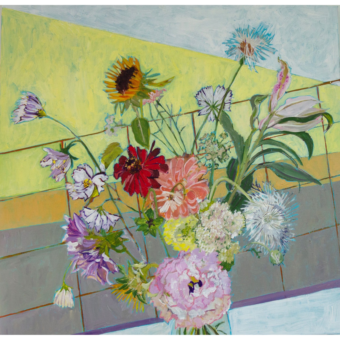 Out The Studio Windlow Painting and Archival Giclee Prints