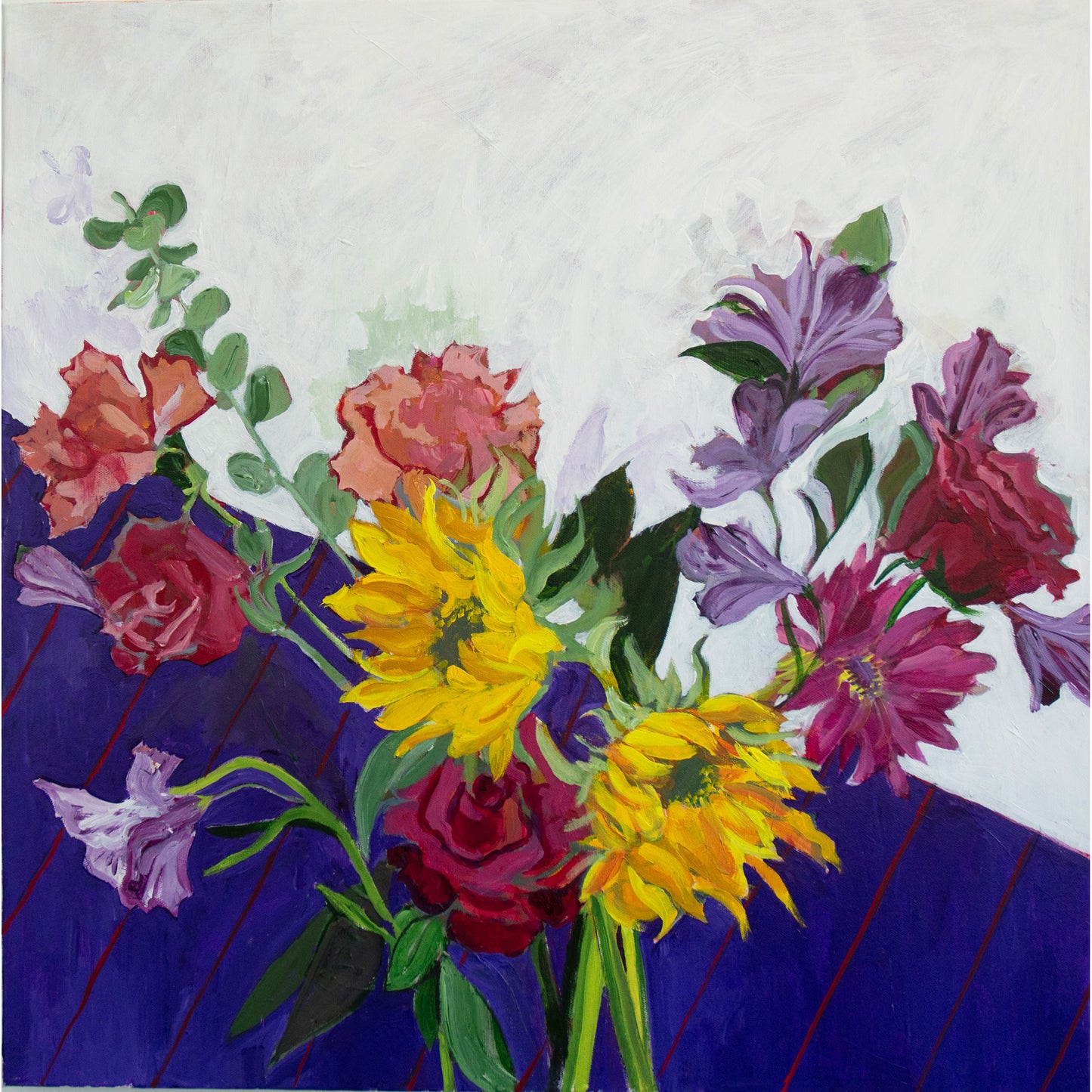 Lovely Purple Painting and Archival Giclee Prints