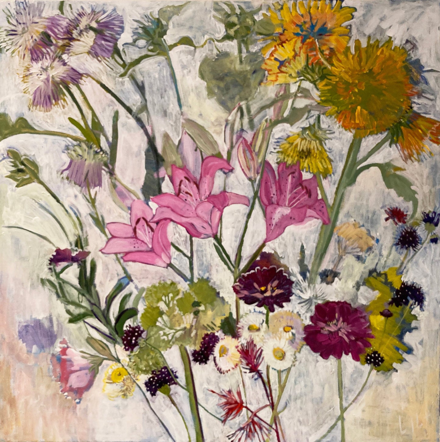 C-LB339-COVID-Plethora-07-2020-30x30-acrylic-flower-paintings-by-Lila-Bacon