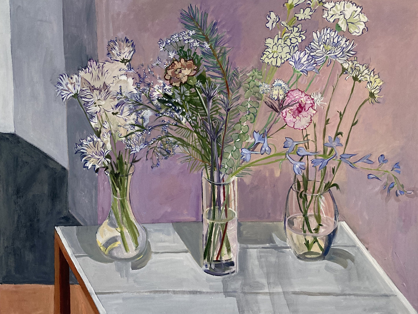 C-LB361 COVID December 30x40 12/2020 Acrylic Painting by Lila Bacon