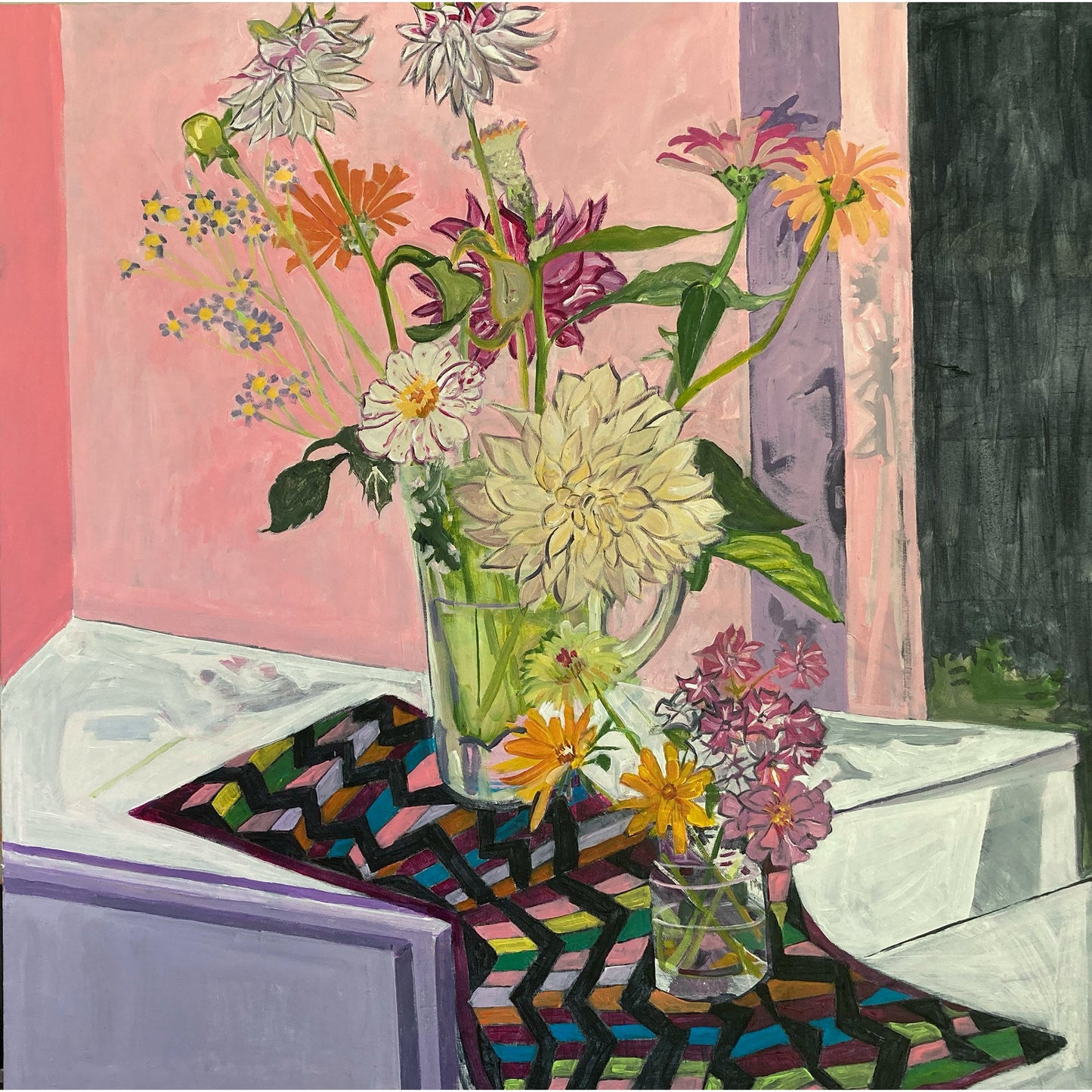 Green Glass and Pattern