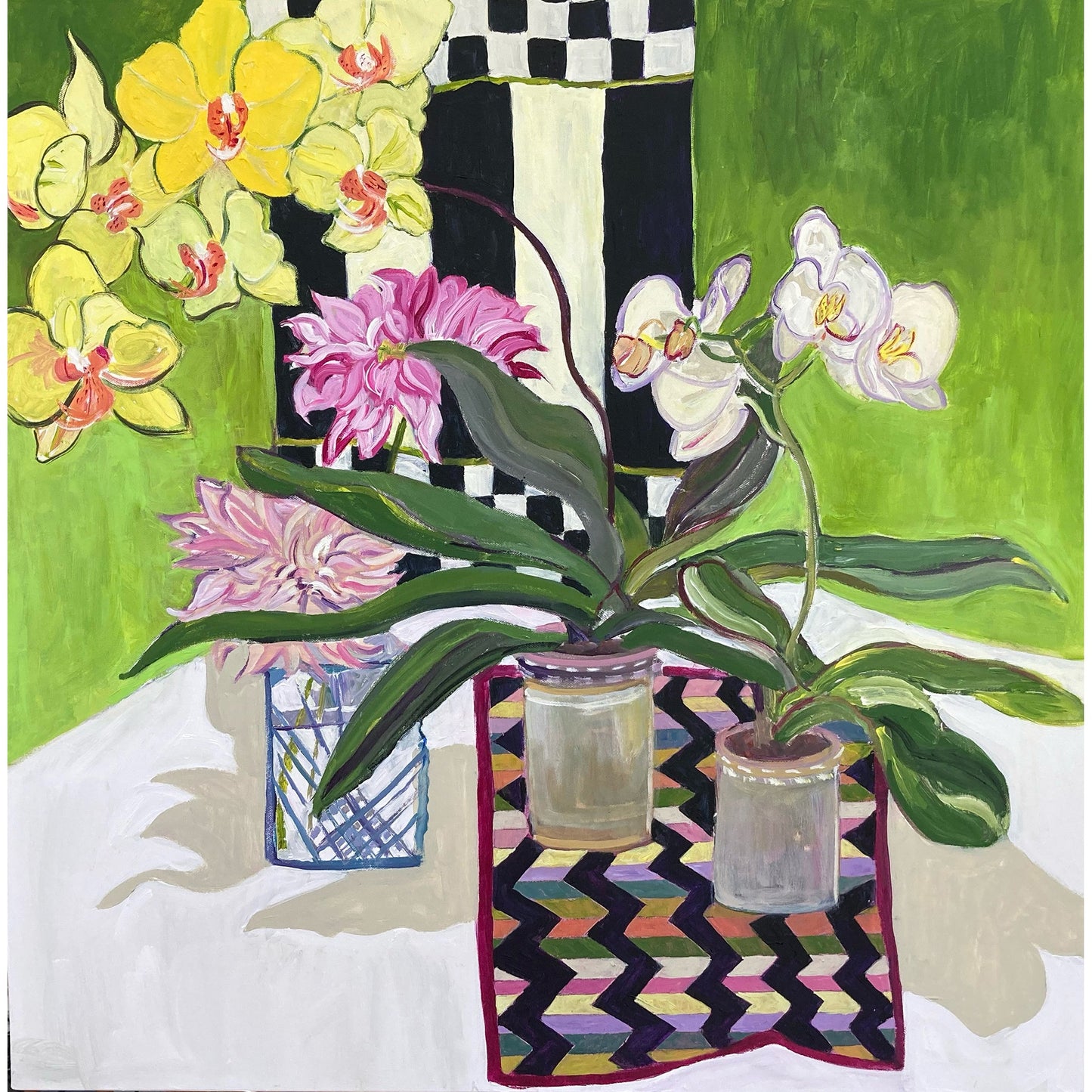 Orchids Dahlias Pattern 2022