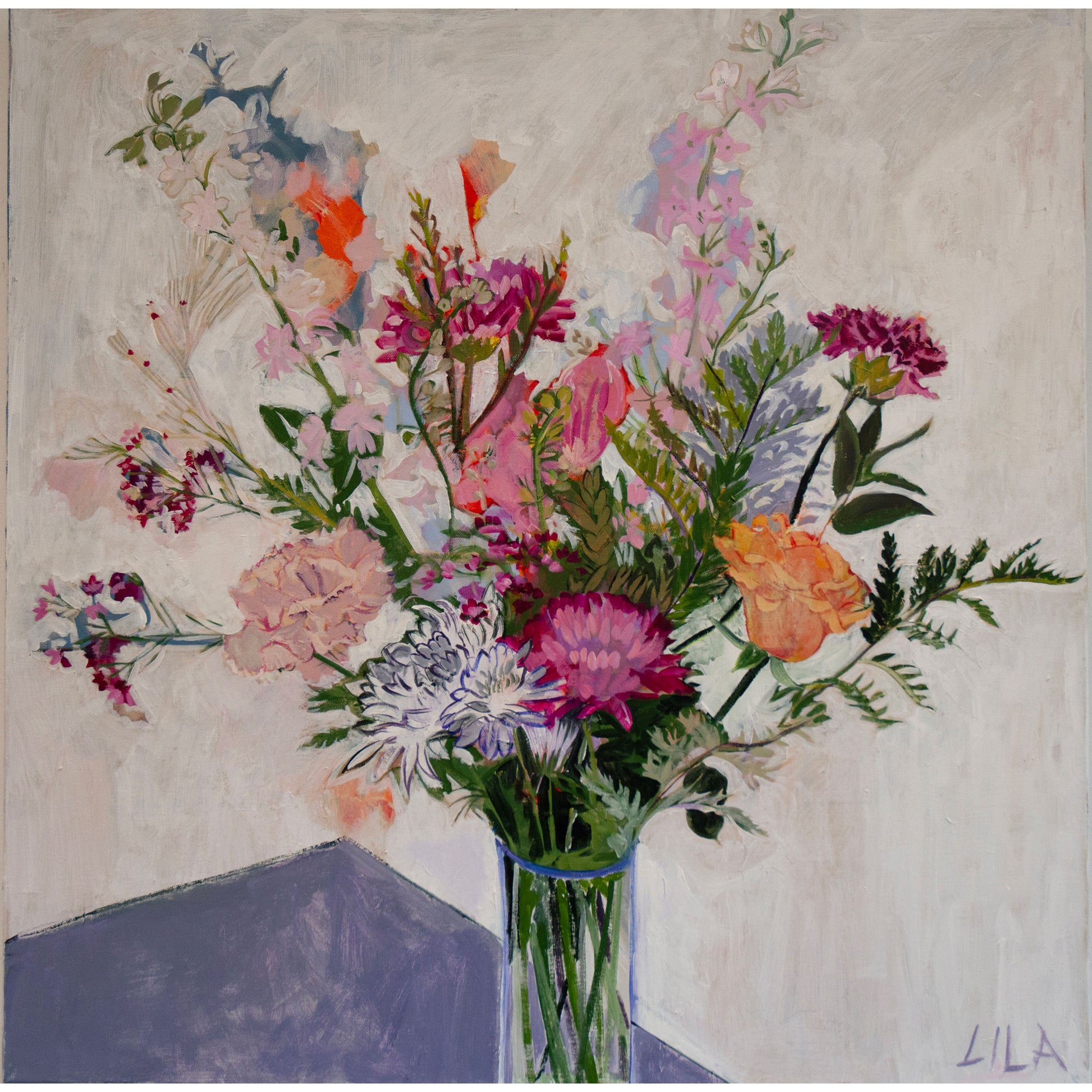 Bouquet Painting and Archival Giclee Prints
