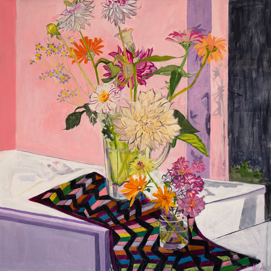 Green Glass and Pattern Painting and Archival Giclee Prints