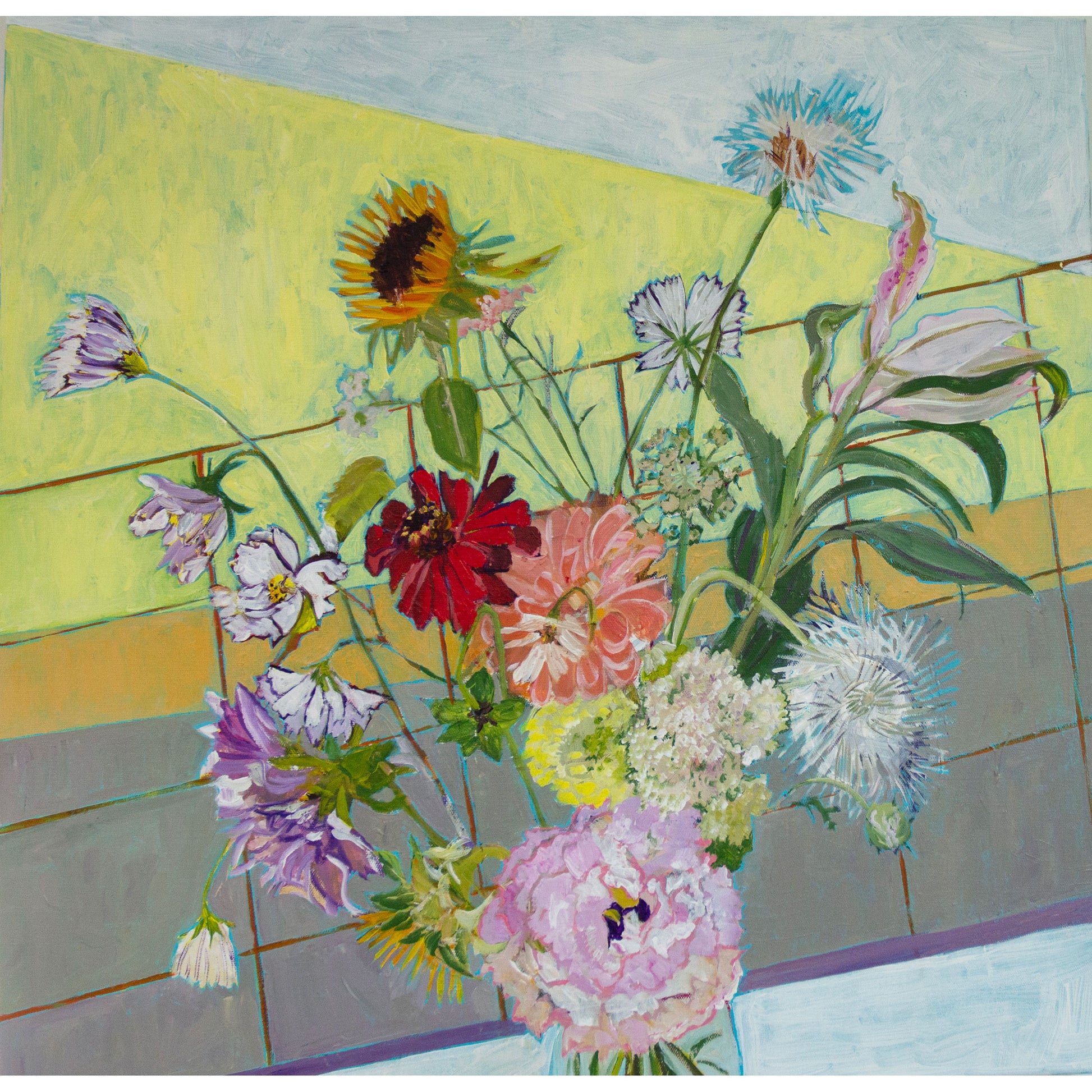 Out The Studio Windlow Painting and Archival Giclee Prints