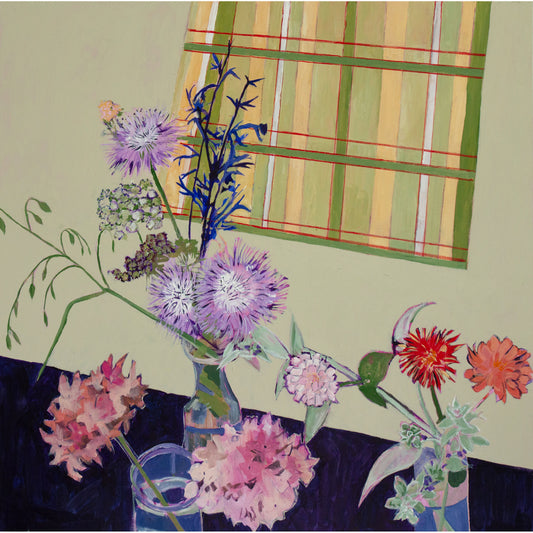 Plaid Napkin Painting and Archival Giclee Prints