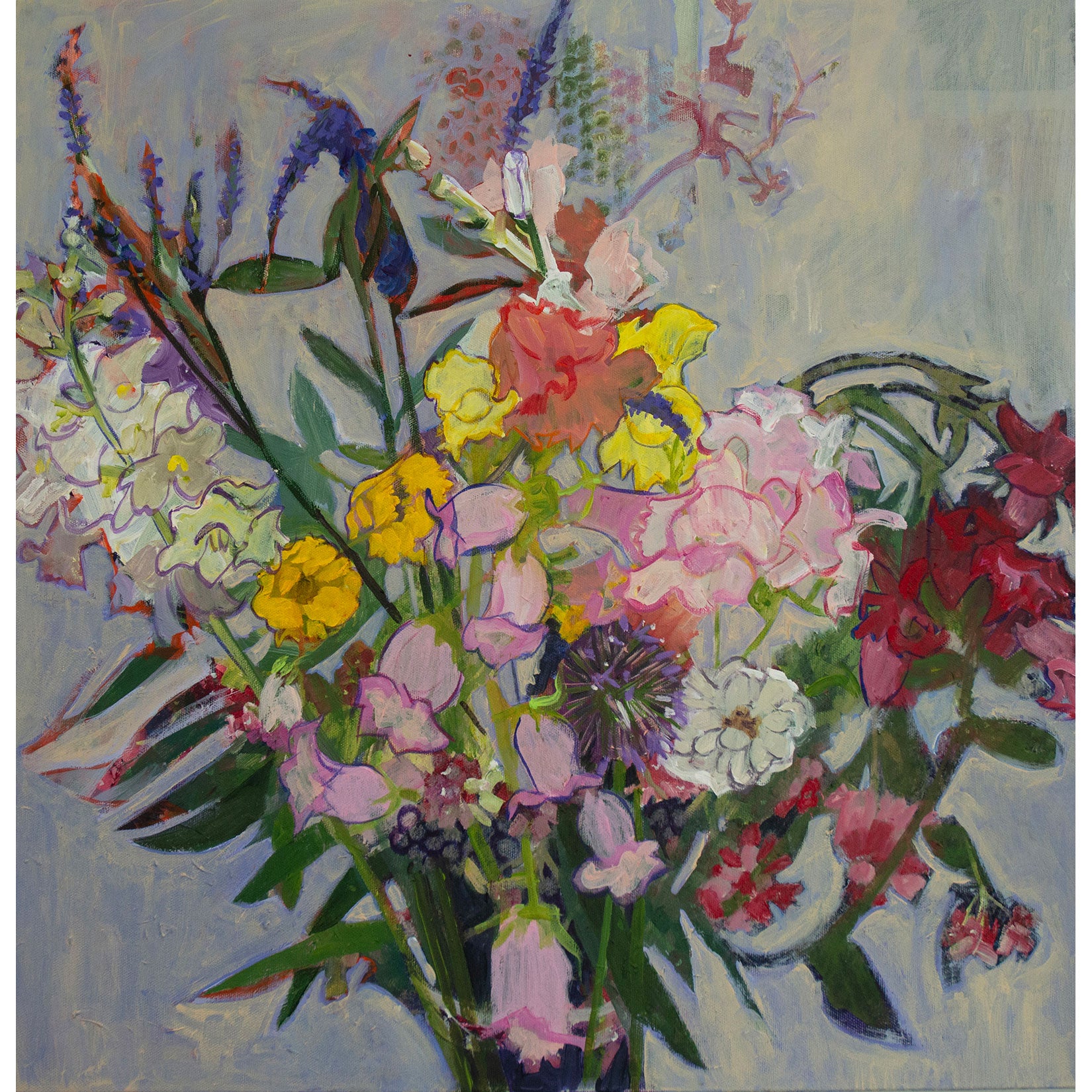 Our Flower Farm Painting and Archivaql Giclee Prints