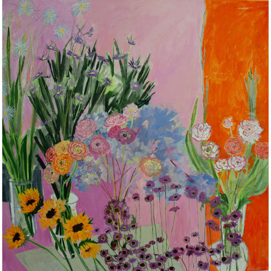Joyful Pink Painting and Archival Giclee Prints