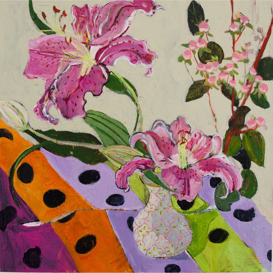 Polka Dots Painting and Archival Giclee Prints