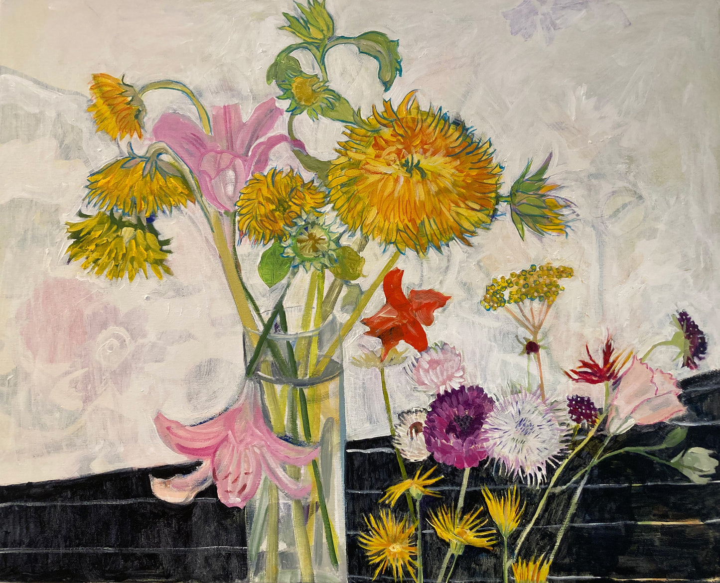C-LB344-COVID-Melange-07-2020-24x30-acrylic-flower-paintings-by-Lila-Bacon
